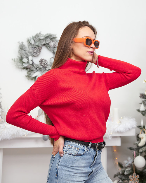 Royalfashion Тонкий жіночий светр-водолазка