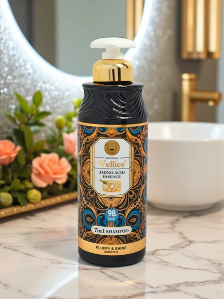 Wellice Aurelia Amino Acid Essence 7in1 Шампунь 500ml Fluffy Shine Smooth