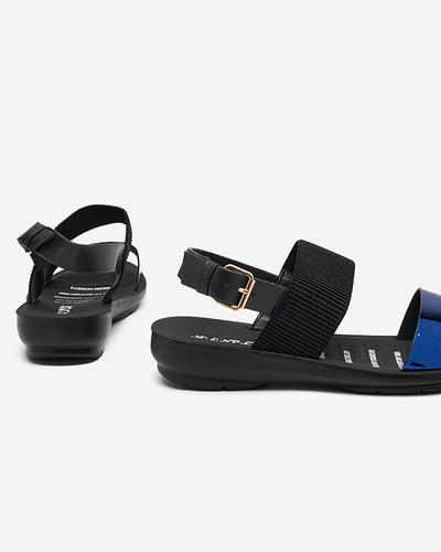 Темно-сині жіночі босоніжки Loqui