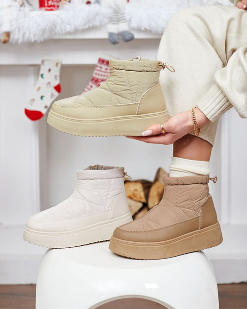 Royalfashion Жіночі снігоступи світло-коричневого кольору Armeda