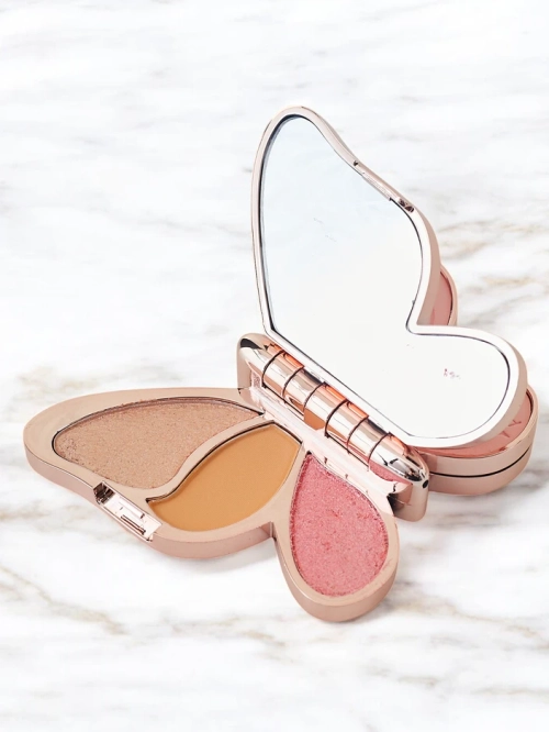 Палітра тіней для повік у формі метелика 6 відтінків 02 12г