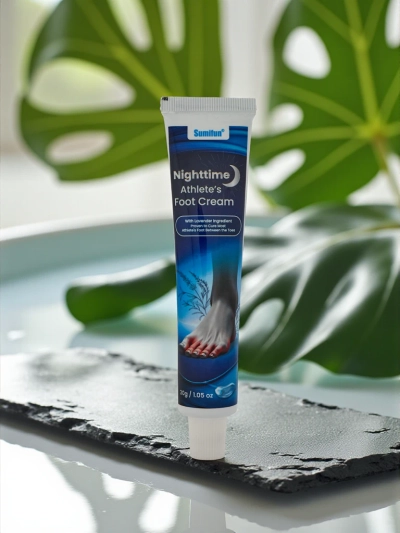 Крем для ніг, що заспокоює біль на ніч