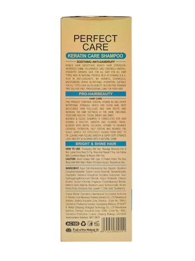 Keratinový šampon Anti-Dandruff Perseus Gloss Nourish 3v1 800ml