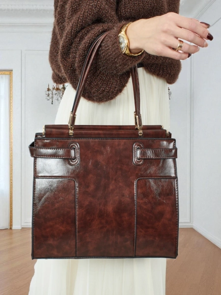 Royalfashion Elegantní dámská velká kabelka