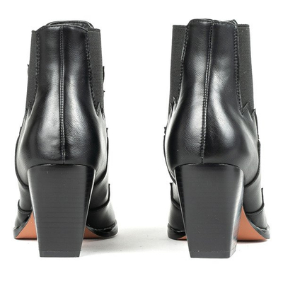 Чорні чоботи на посаді ковбойських чобіт Catenia - Взуття