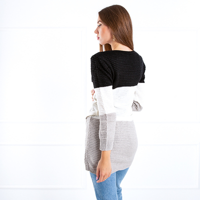 Cardigan dámský barevný s kapsami - Oblečení