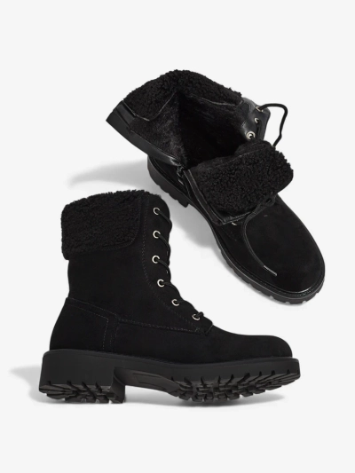 Eko semišové šněrovací dámské kotníkové boty Trevolla