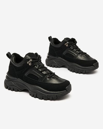 Royalfashion Černé dámské tenisky Aherot