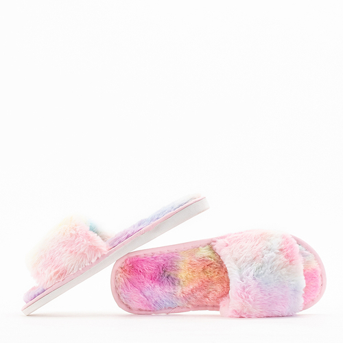 Жіночі капці з декоративним хутром Tisa