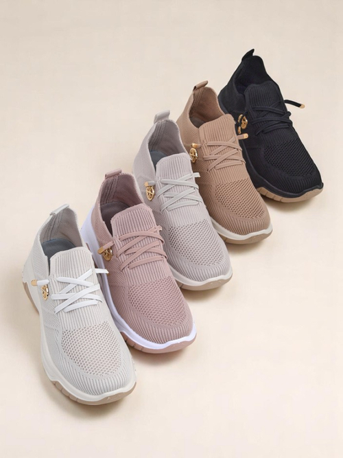 Royalfashion Slip-on жіночі текстильні спортивні кросівки Teletta