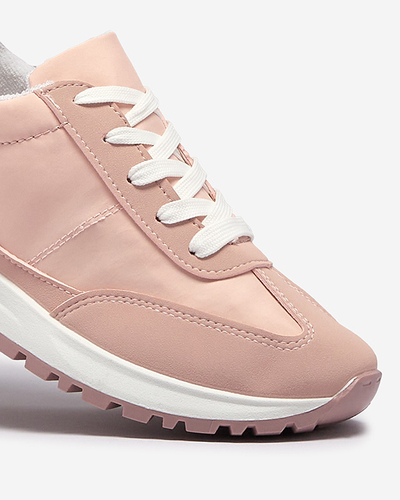 Dámská růžová šněrovací sportovní obuv Sweri - Obuv