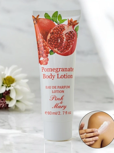Růžová a Mary Vonný tělový balzám s granátovým jablkem 80 ml