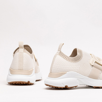 Dámské béžové nazouvací sportovní boty Neristo - Obuv