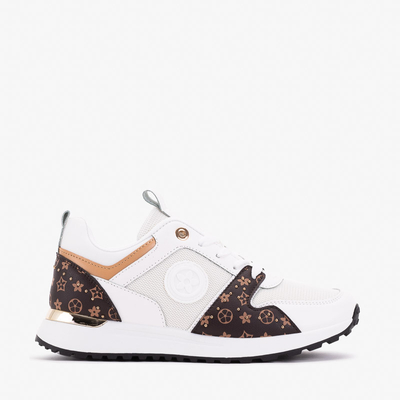 Білі жіночі кросівки з принтом Evenra