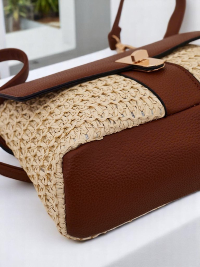 Royalfashion Маленька солом'яна жіноча сумка Mirelle