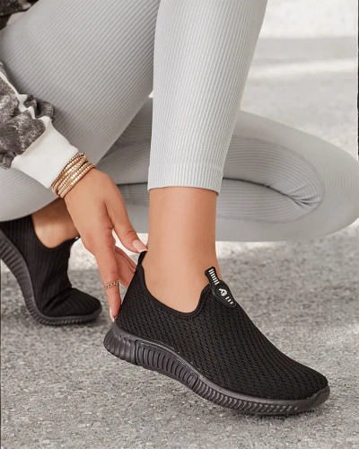 Černé dámské slip-on tenisky Palomena - Footwear