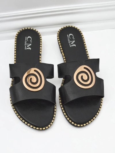 Royalfashion Dámské pantofle na ploché podrážce Glam Bliss