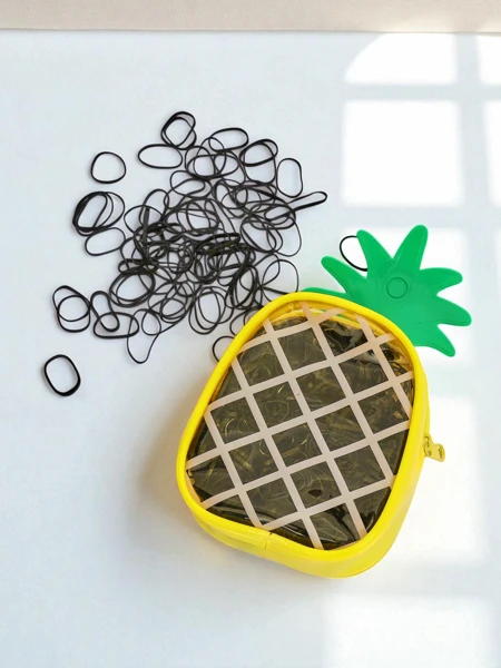 Royalfashion Vícebarevné silikonové gumičky Ananas