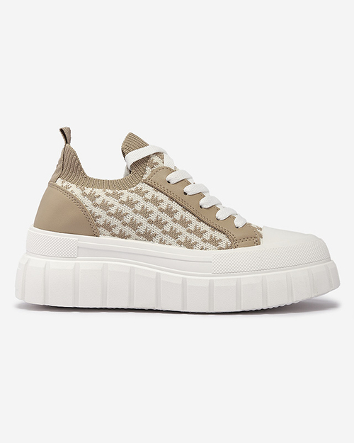 Світло-коричневі жіночі сліпони на шнурівці Efera - Взуття