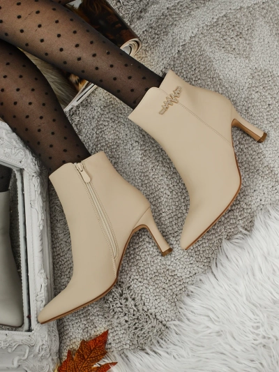 Dámské kotníkové boty na jehlovém podpatku Meloria