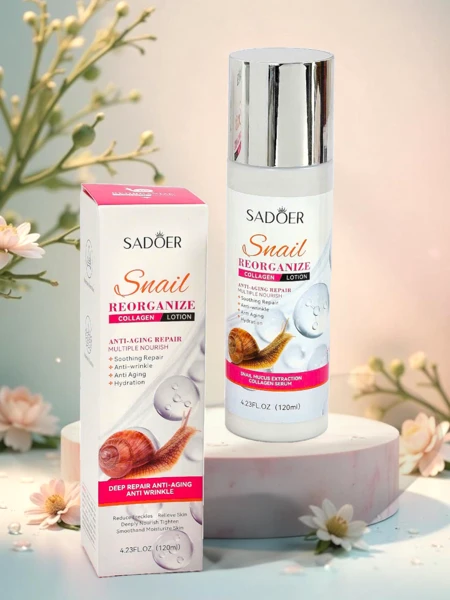 Zklidňující emulze s kolagenem a extraktem ze šnečího slizu - proti vráskám, zklidňující