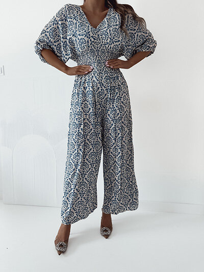 Royalfashion Vzorovaný dámský overal