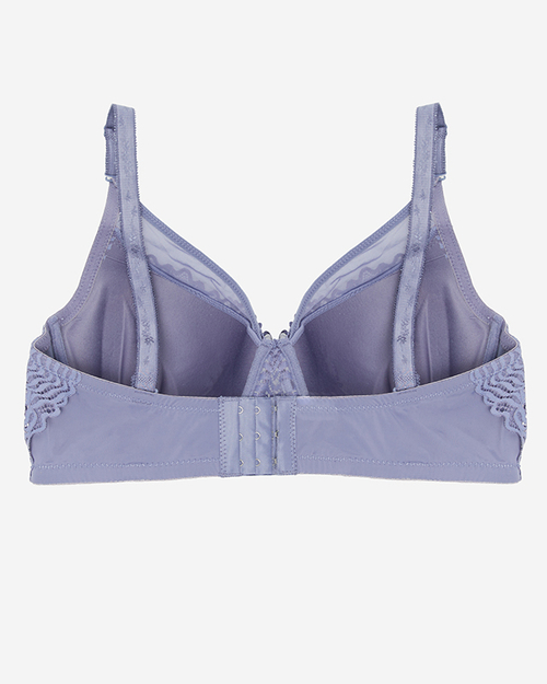 Жіночий фіолетовий бюстгальтер з мереживом - Нижня білизна