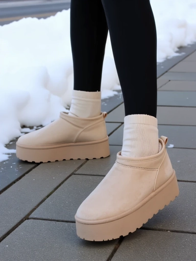 Royalfashion Dámské krátké boty a'la snow boots Ozozi
