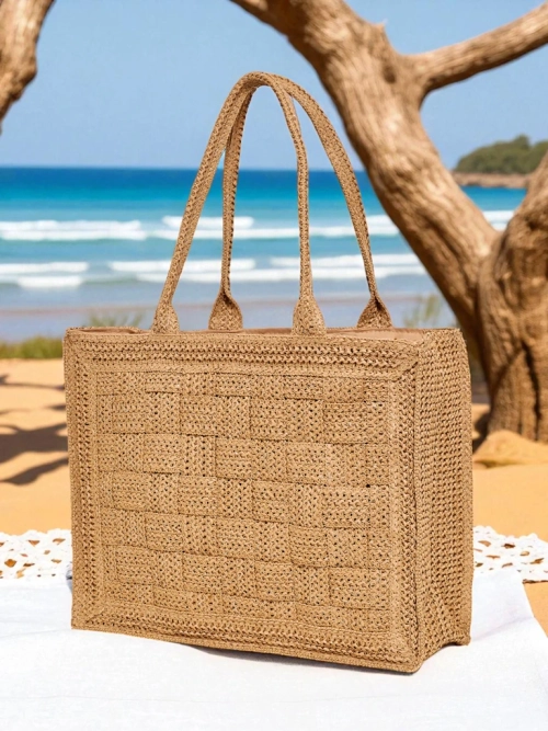 Royalfashion Велика солом'яна жіноча сумка Ariadne Raffia