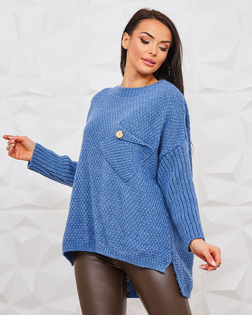 Светр жіночий Royalfashion синій