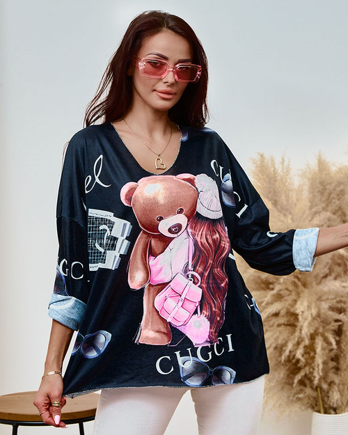 Жіноча блузка з принтом Royalfashion