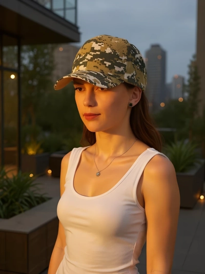 Royalfashion CamoFlex kšiltovka s maskáčovým vzorem