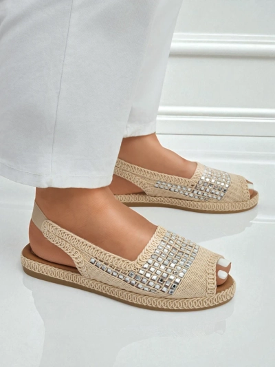 Dámské espadrilky na klínku s kamínky Belle Sparkle