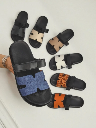 Royalfashion Dámské pantofle z eko kůže FlexiComfi