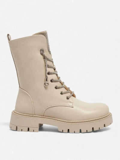 Eko kožené šněrovací dámské boty Farly