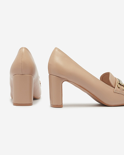 Світло-коричневі жіночі туфлі-мокасини Kolalic- Footwear