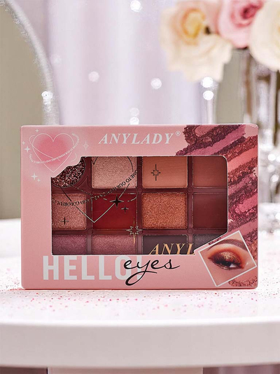 Paleta 12 očních stínů Ruby Glamour