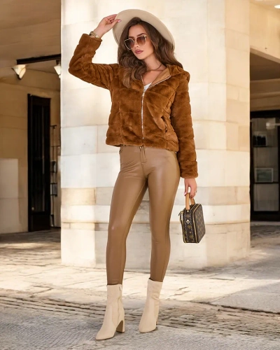 Royalfashion Dámská bunda z imitace kožešiny