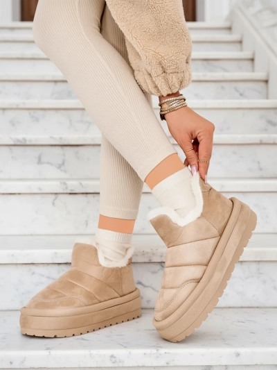 Royalfashion Dámské krátké boty Zoeno a'la snow boots
