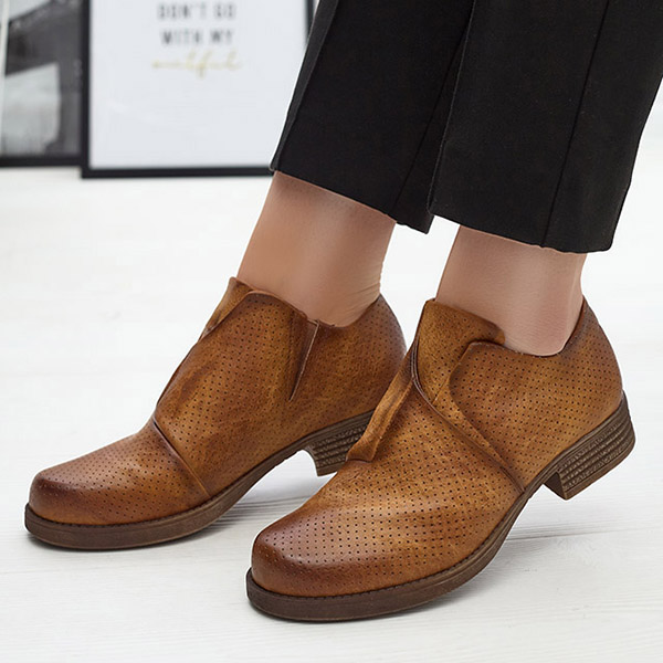 Жіночі напівчеревики з верблюжої екошкіри Ilioppa- Footwear