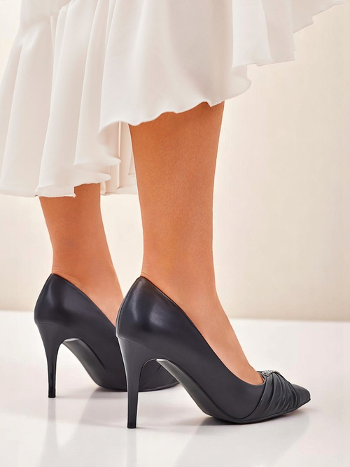 Royalfashion Жіночі туфлі з екошкіри Venetia Nera