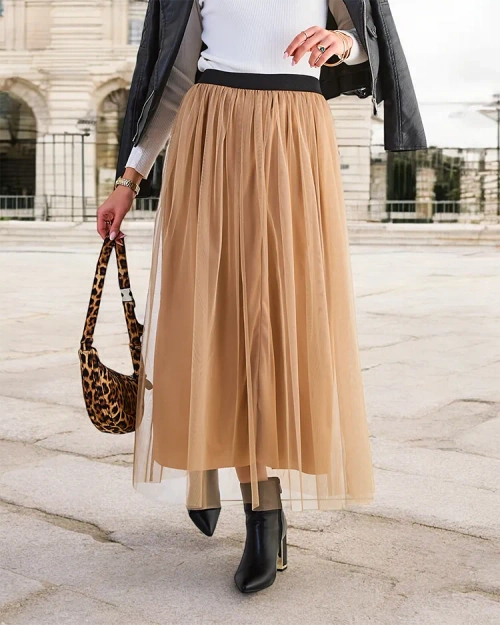 Royalfashion Спідниця-міді для жінок з тюлю