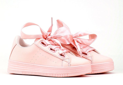 Różowe, sportowe buty - Obuwie