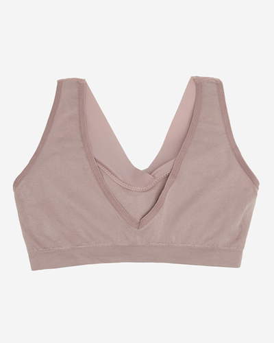 Fialová dámská sportovní podprsenka se širokými ramínky – spodní prádlo