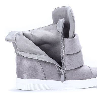 Сірі кросівки з покритим клином О дівчинка - Взуття