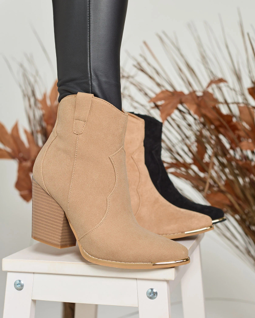 Royalfashion Бежеві жіночі утеплені черевики Diva Charms