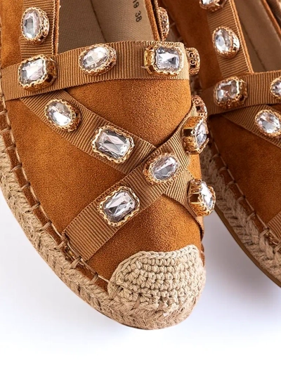Dámské espadrilky s velbloudími krystaly Wamba - obuv