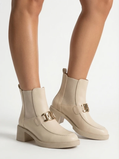 Dámské kotníkové boty Royalfashion s nízkým podpatkem Ewios