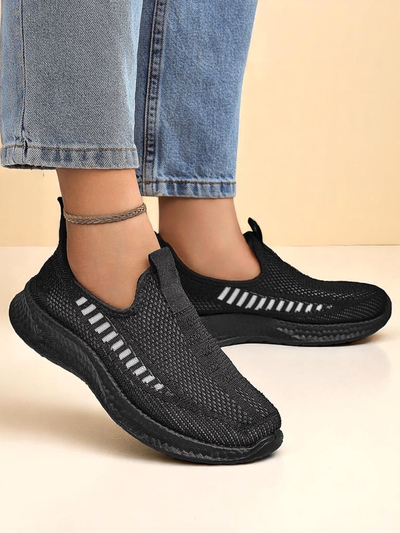 Royalfashion Dámské nazouvací sportovní boty z materiálu Sport Slip-On