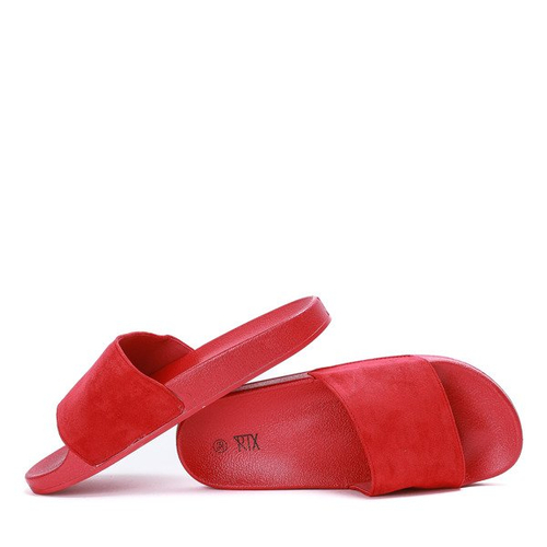 Червоні босоніжки на гумовій підошві Judie - Взуття